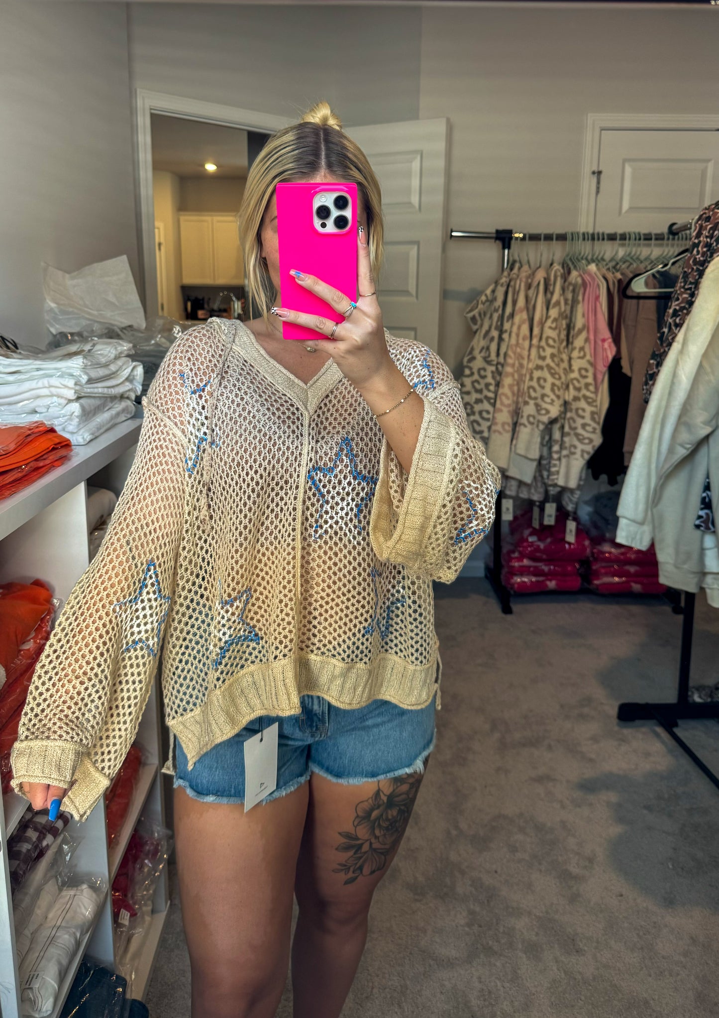 Star Knit Long Sleeve