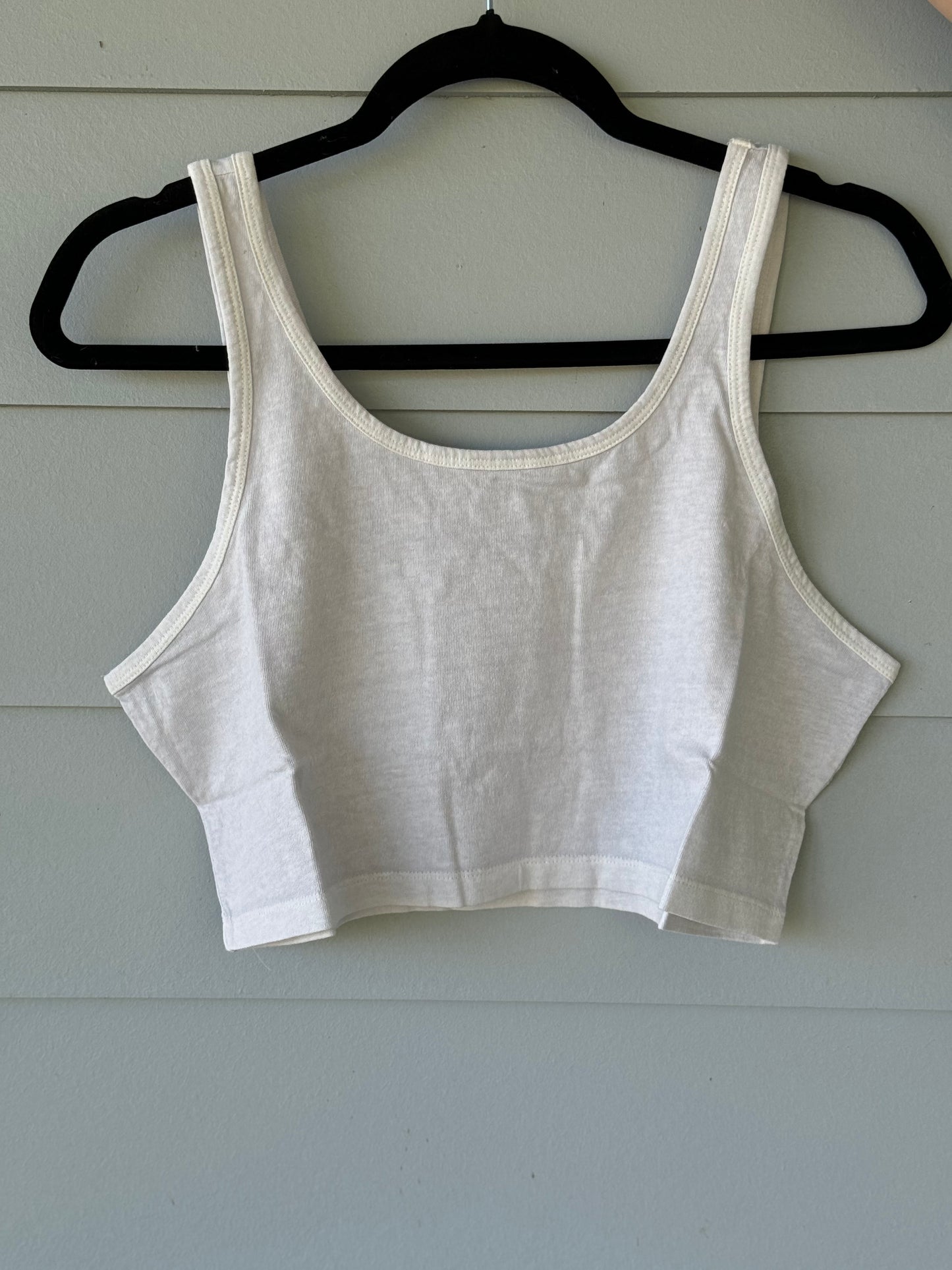 Grey Cropped Tank