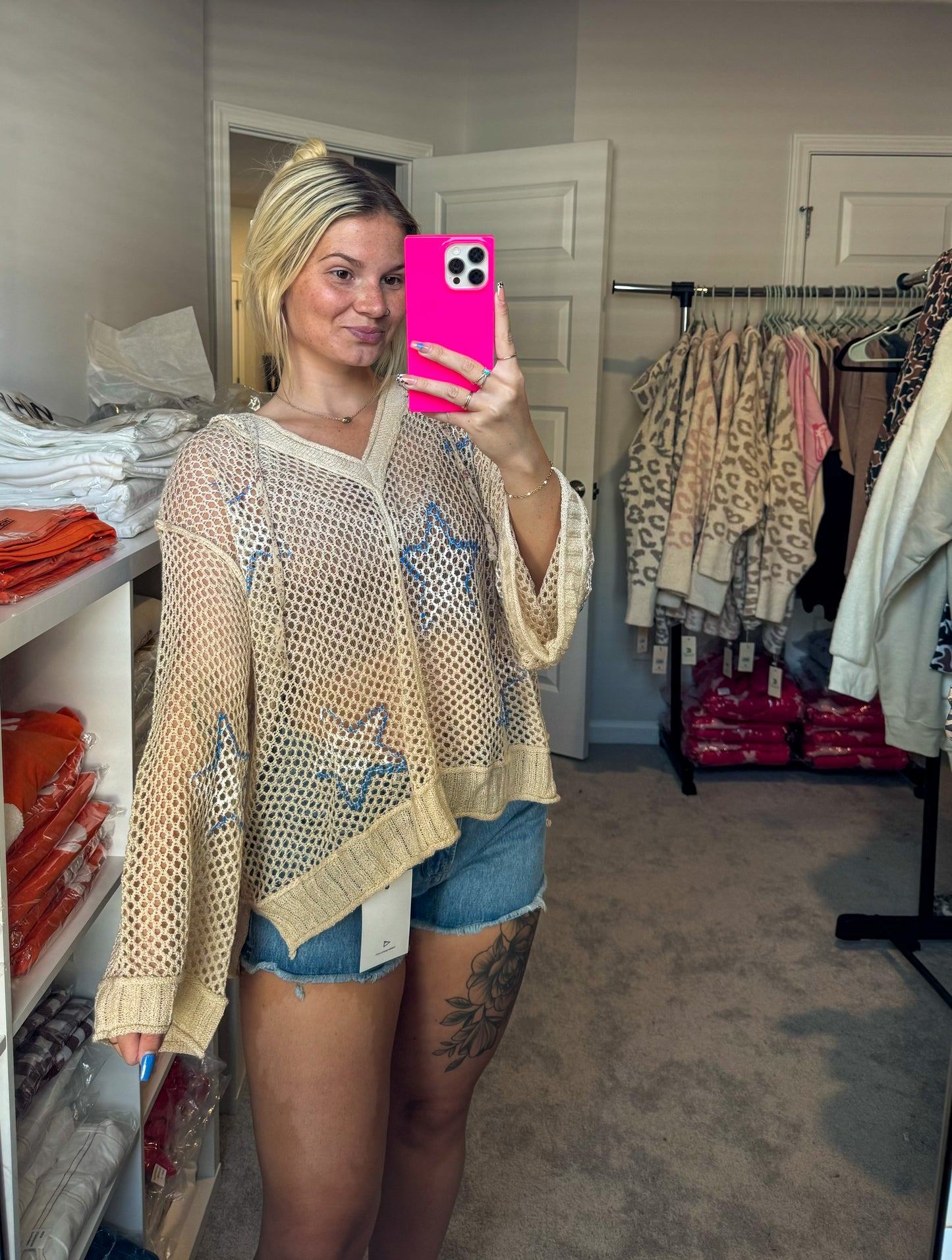 Star Knit Long Sleeve