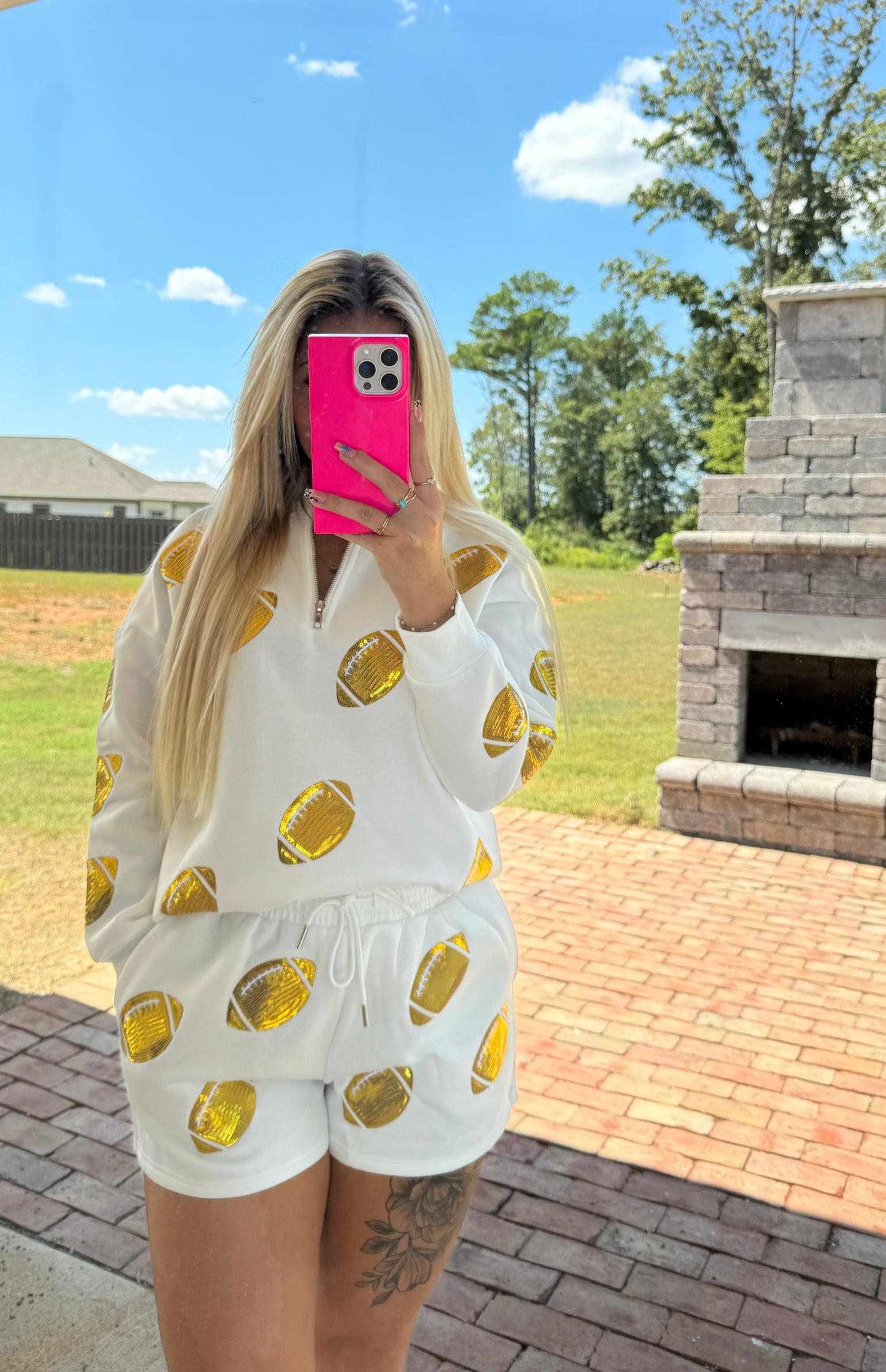 Hooded Game Day Top