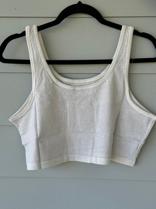 Grey Cropped Tank