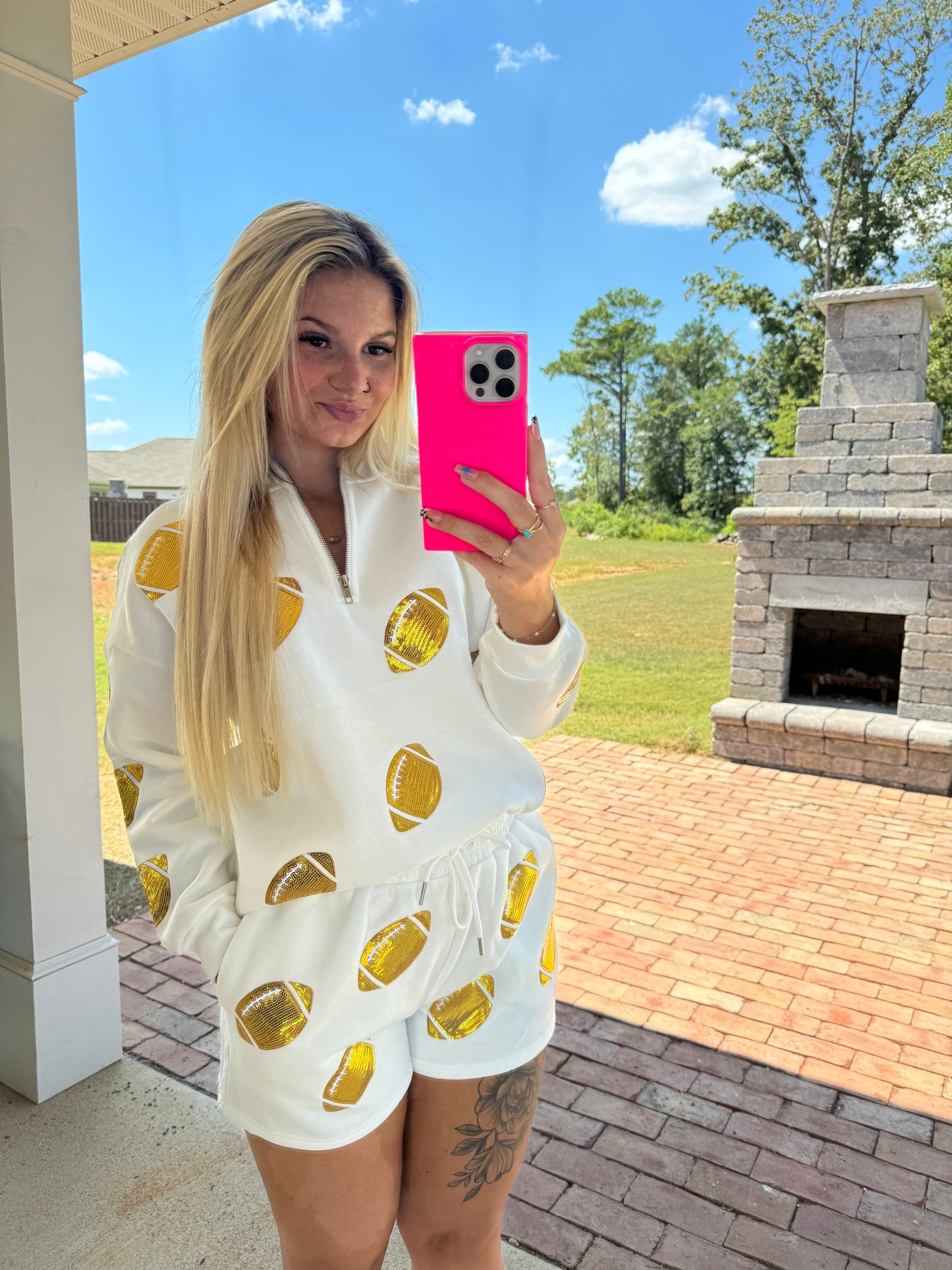 Hooded Game Day Top