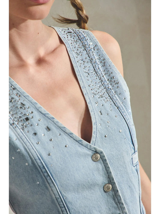 Rhinestone Cowgirl Vest